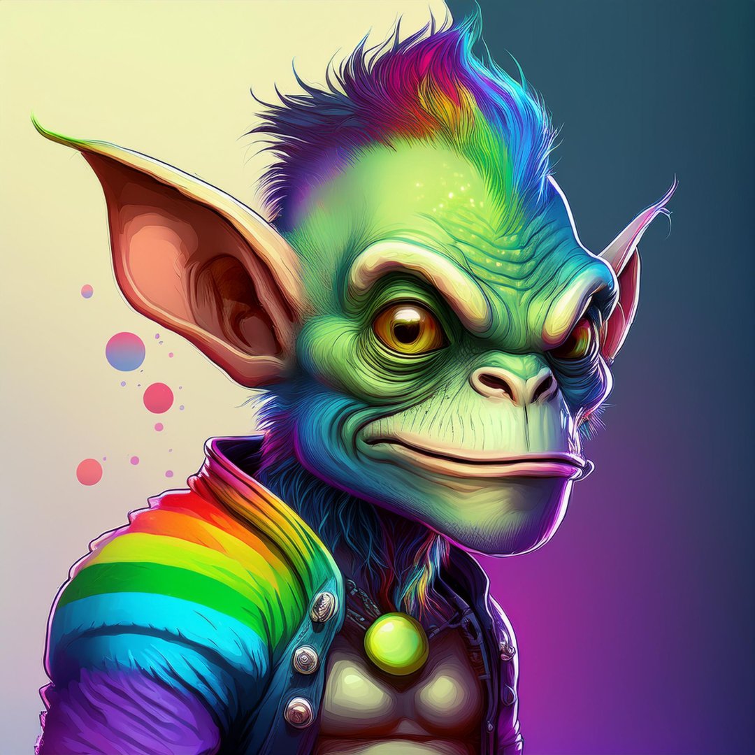 TokenTerrorNFT's tweet photo. 😲Bored gremlin punk rebels ready to unleash havoc on the #NFTCommunity #NFTartist #OpenseaNFTs @SkurpySocial @emma_nft_01 @elonmusk @tezos more to come if you are ready for them. Please share let them lose...... 🤔 https://t.co/D99G8ADKgo