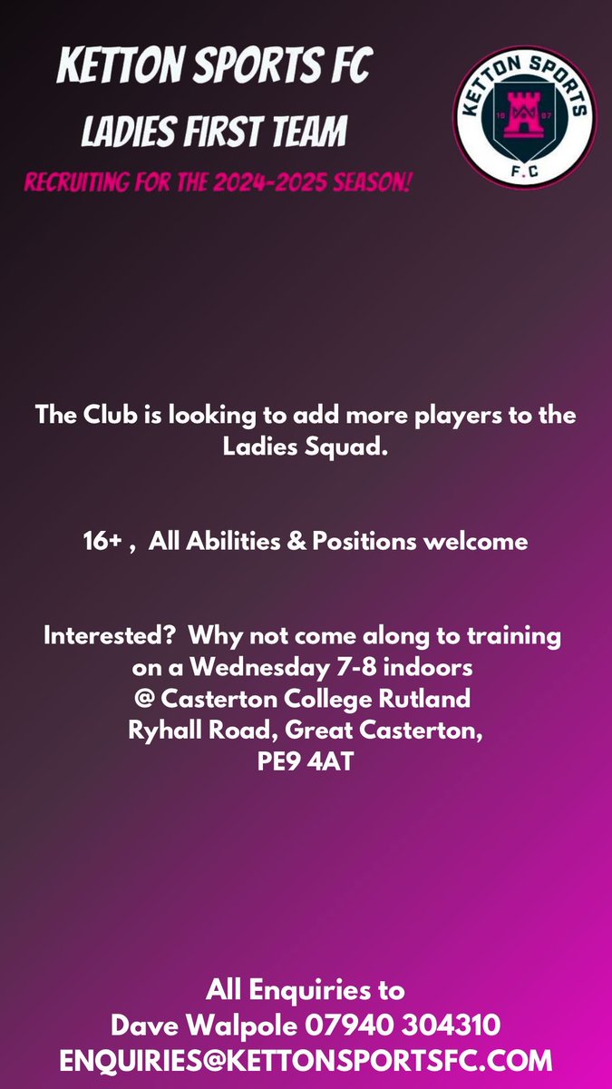 Ketton Ladies FC tweet media