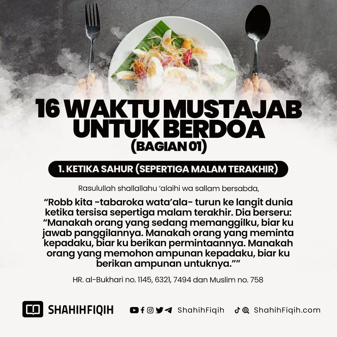 DiaraFathiya's tweet photo. 16 waktu mustajab untuk berdoa🤲 https://t.co/z2BzGFRZGj