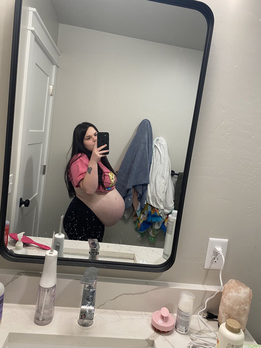 Eli better stay tf away from me after I have this baby cause I ain’t carrying another one of his babies🤣 but it’s baby monthhhh