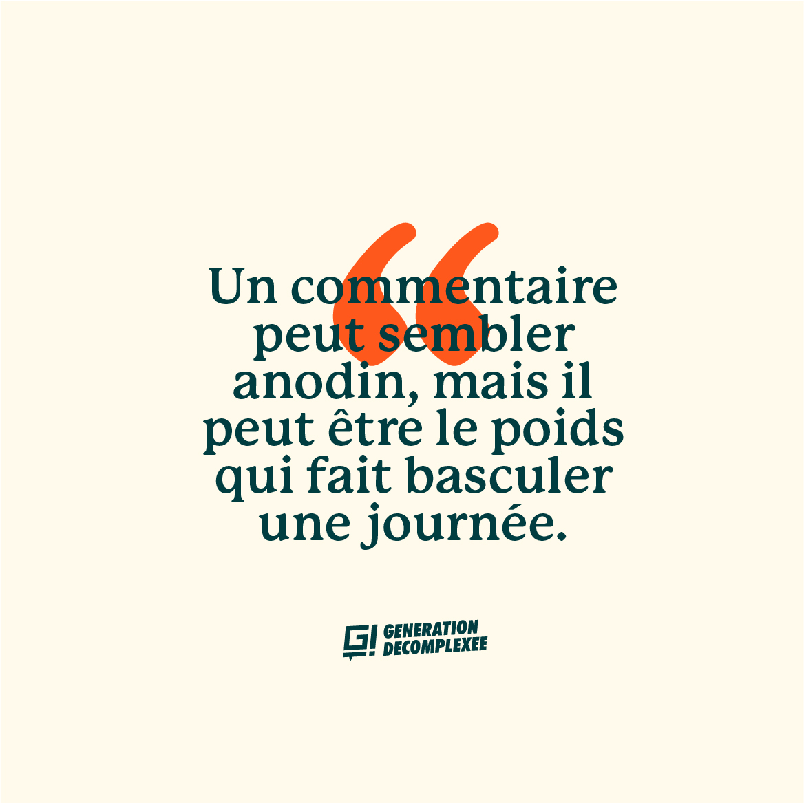 G_Decomplexee's tweet image. G ! #santémentale
🌟 Un simple #geste de bienveillance verbale peut changer une #journée. Faites le choix d’être un soutien et non un poids.😇

#GénérationDécompléxée
#Respect #Motivation #Développement #Force #Intérieure #Persévérance #management #Décembre #Lundi #bonjour