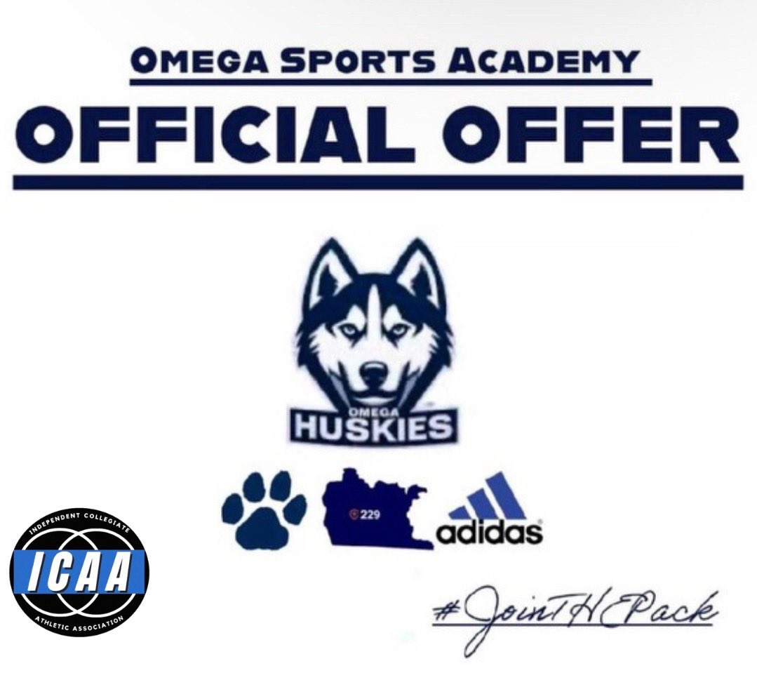 After a blessed conversation with Coach knight, I am blessed to to receive my first offer from Omega Sports Academy 
@OmegaHuskiesBB