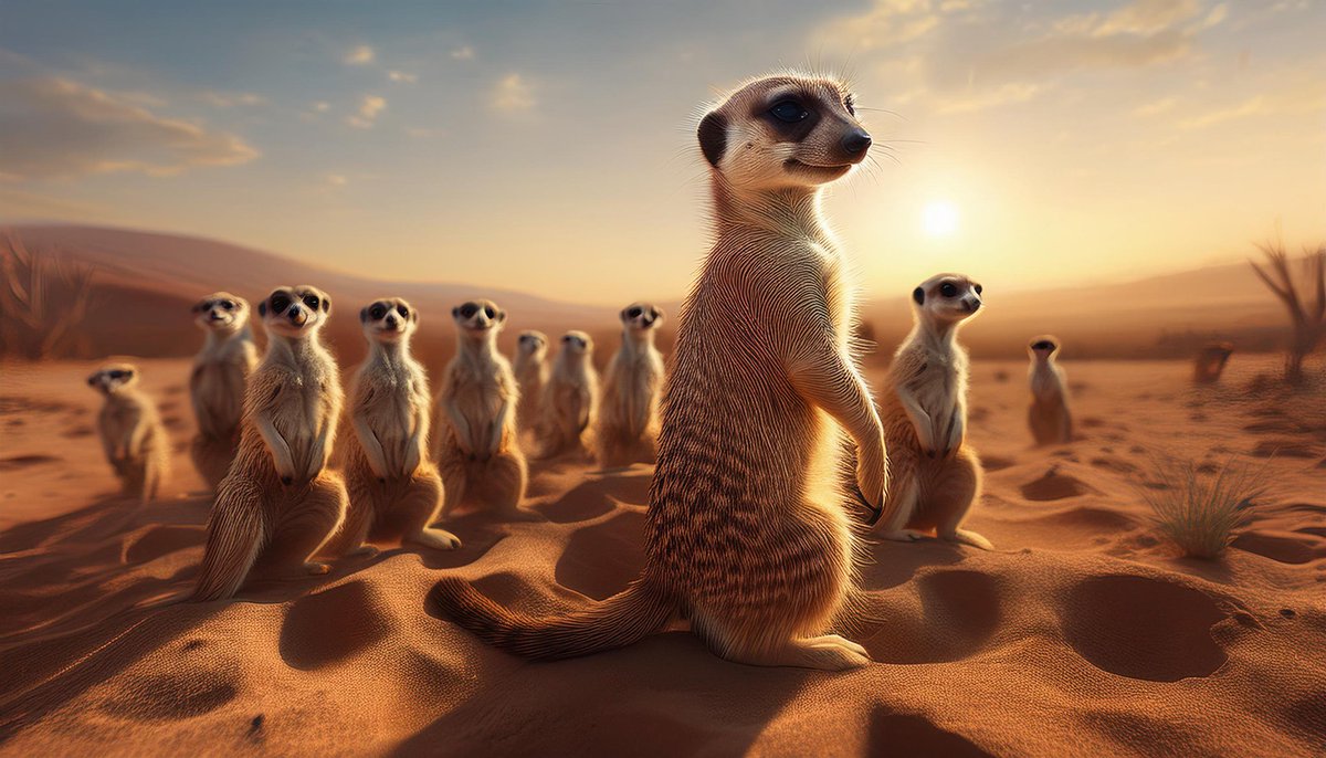 Tolex800's tweet image. Why $MKAT is the Next Big Thing in the Crypto Jungle 🌌

 What’s $MKAT? It’s not just a token; it’s a vibe. A meerkat vibe 🐾! Think fast reflexes, cute faces, and sharp strategies—$MKAT embodies all that and more. #MKAT #crypto