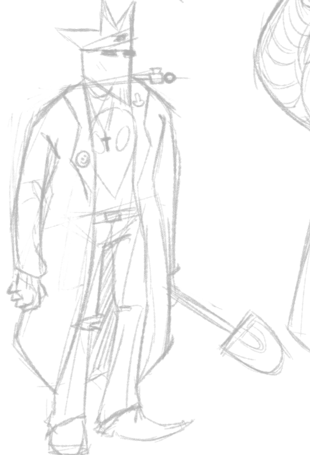 Local idiot draws himself