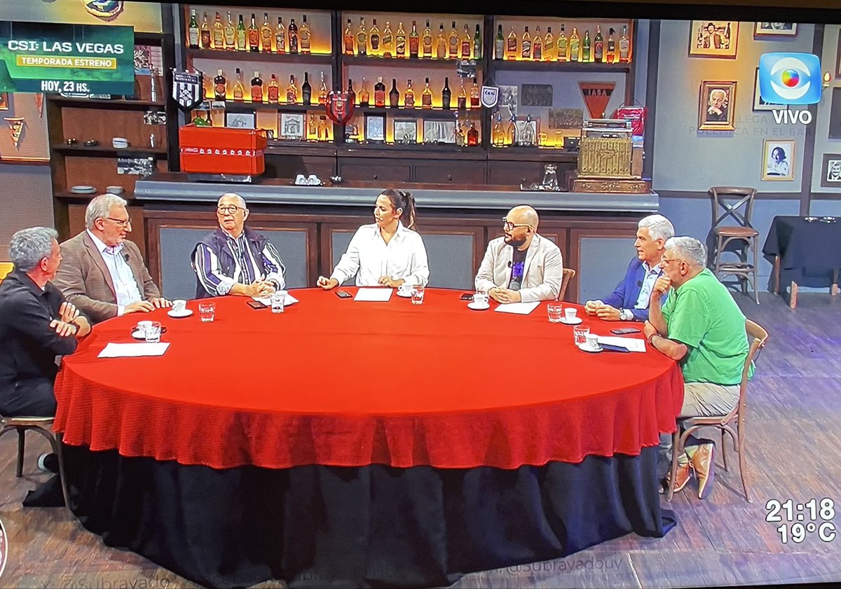 Invitados Marguery, Sotelo y Goñi. 
La pluralidad de los canales privados uruguayos….
🙈