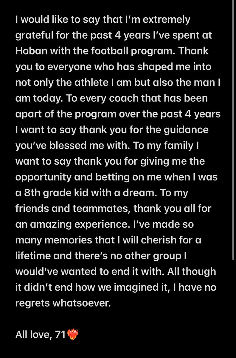 BurkeenJb's tweet image. Thank you @HobanFootball 💞