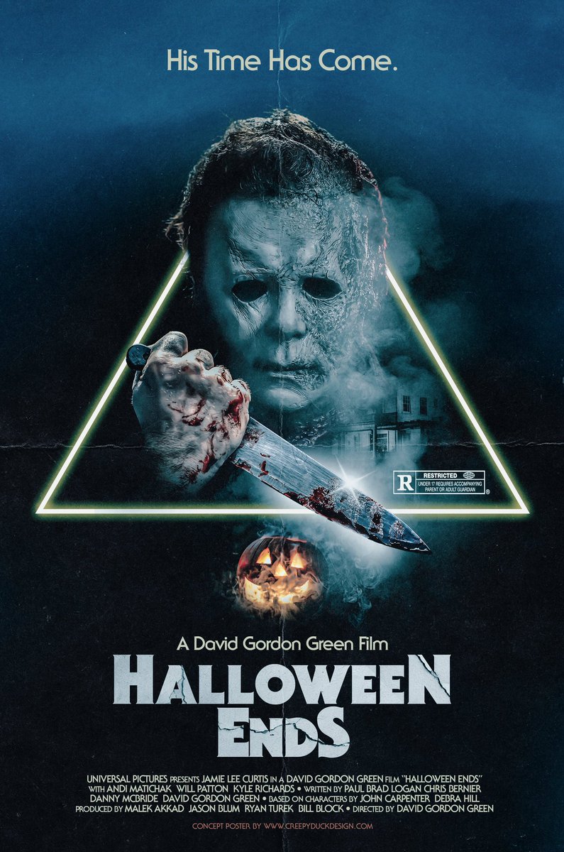 creepyduckart's tweet image. My alt poster for #Halloweenends 🩸🔪#digital #michaelmyers