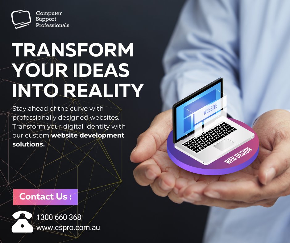 ProfessionalsCs's tweet image. We have been helping Australian-based companies by providing round-the-clock IT support and services to meet and achieve their business goals.
Website: bit.ly/4eE4lmk
#websitedevelopment #ProfessionalWebDevelopment #DigitalTransformation #OnlinePresence #websitedesign