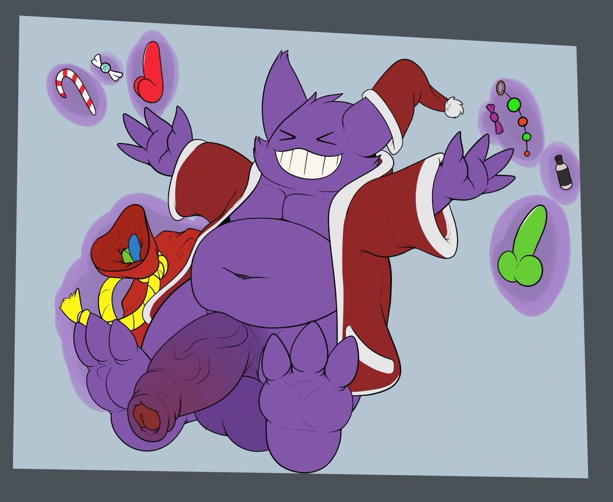 “Well it’s that time of here again why don’t you come and sit on Shadow Claus’s lap and tell him what you want for Christmas.~”