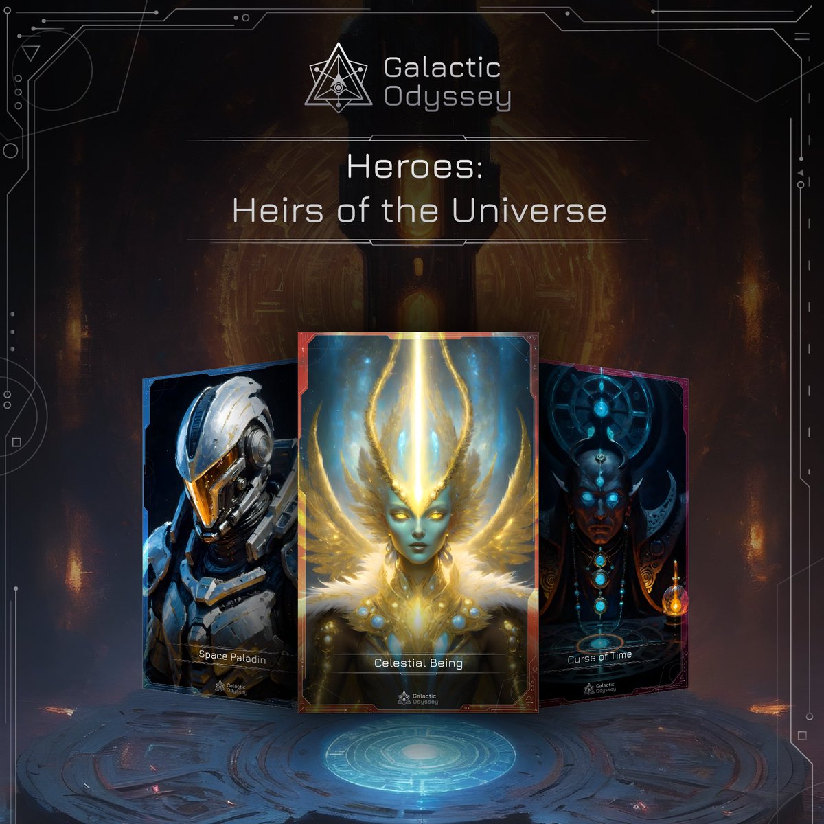 GalOdysseyNFT's tweet image. ❤️‍🔥Galactic Odyssey opens its gates to all adventurers.

The first collection, Heroes: Heirs of the Universe, in the mythical trilogy Galactic Odyssey is now live on @StargazeZone.

🗓 Launch Details:
Total Supply: 2000 NFTs
Pre-sale: 05.12.24 18:00 UTC
Public Mint: 06.12.24 18:00…
