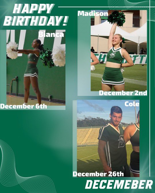 Happy December Birthdays 🥳💚🎉🎂