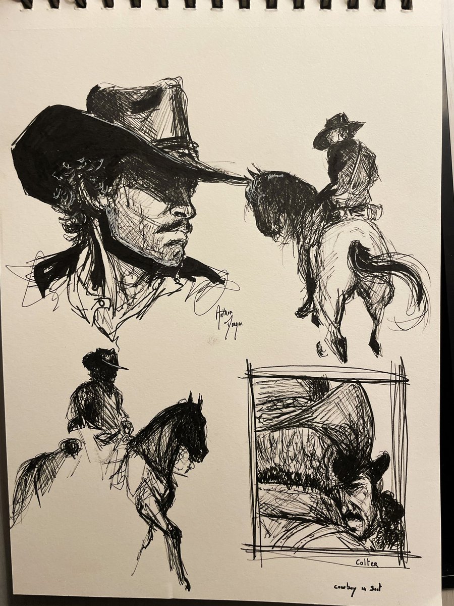 cowboyinsuit's tweet photo. late night sketches https://t.co/vS83uXN2fH