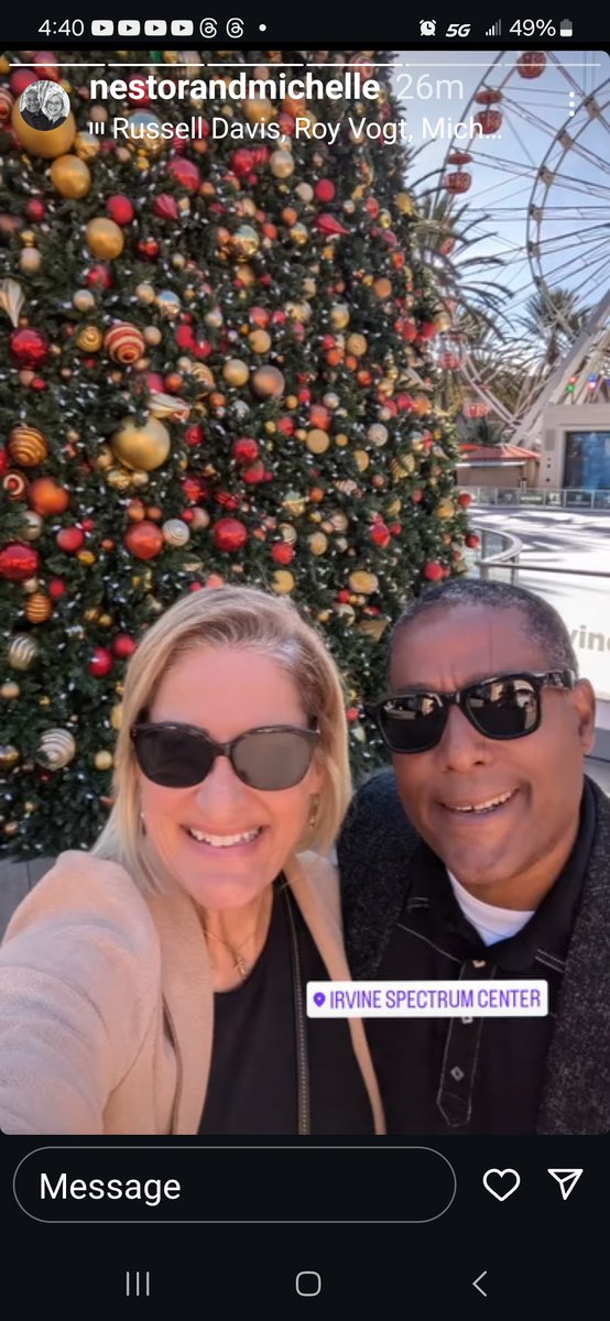 NestorMichelle_'s tweet image. What a magical day at the Irvine Spectrum! 🎄✨ The Christmas spirit is alive &amp;amp; well. Have you been to the Spectrum lately? #IrvineSpectrum #ChristmasVibes #NestorandMichelle🔑🏡