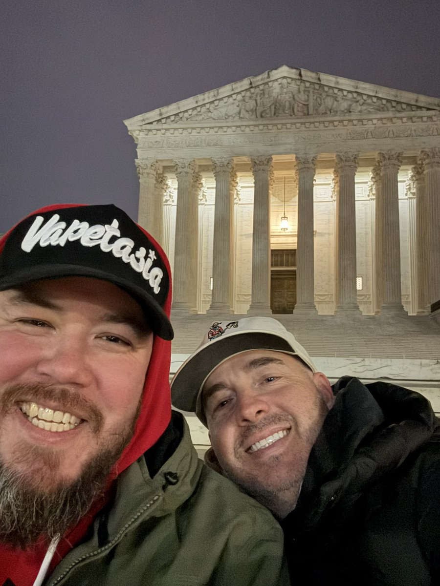 Supreme Court tomorrow. Never thought I would be here in a million years but couldn’t be happier for the opportunity to be here. #onetimeforthesmallguy