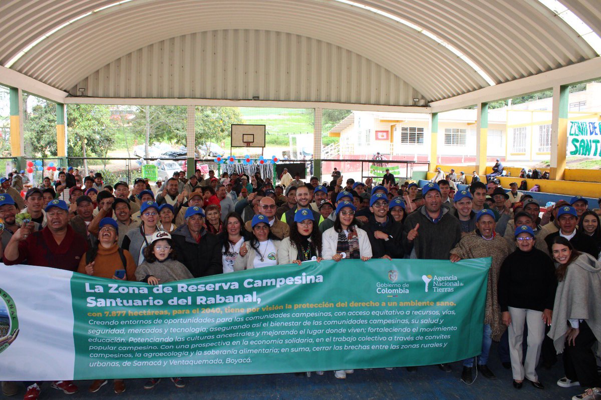 Corpoboyacá acompañó este domingo la audiencia pública para la conformación de la ‘Zona de Reserva Campesina Santuario del Rabanal’, que nació como iniciativa de las comunidades en los municipios de Samacá y Ventaquemada.