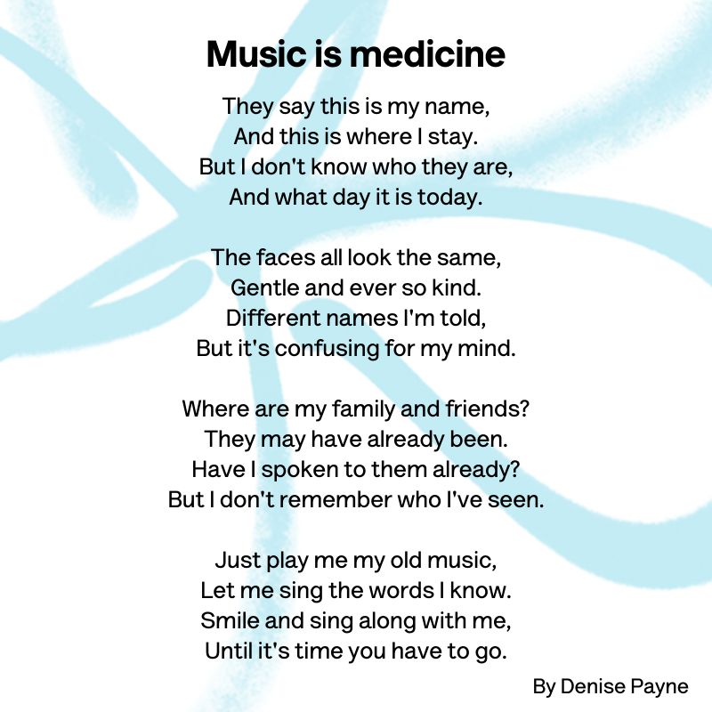LEAD_Coalition's tweet photo. Sometimes, familiar #music offers certainty where #dementia has caused such confusion.

#Alzheimers #happiness #poetry https://t.co/2ciRhQgBoT