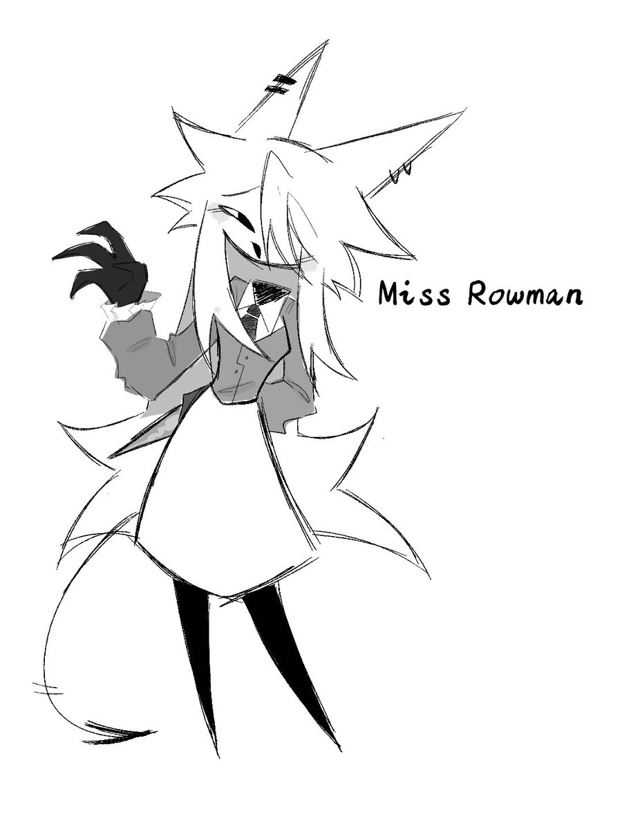 Rowmanqwq's tweet photo. This is my FPEOC！！
 Her name is Miss Rowman✨✨
I didn't draw a new picture, so I had to introduce the old one💀💀
#fundamentalpapereducation
#fpeOC https://t.co/nndU62Dj7y