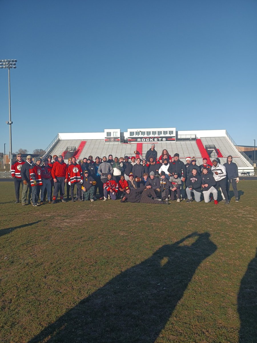 Corey Howard (@how5567_c) on Twitter photo 3rd annual JM Football Turkey Bowl. Low temps didn't phase these guys! <a href="/JMRocketFB/">JM Rocket Football</a> #ignite 3rd annual JM Football Turkey Bowl. Low temps didn't phase these guys! <a href="/JMRocketFB/">JM Rocket Football</a> #ignite