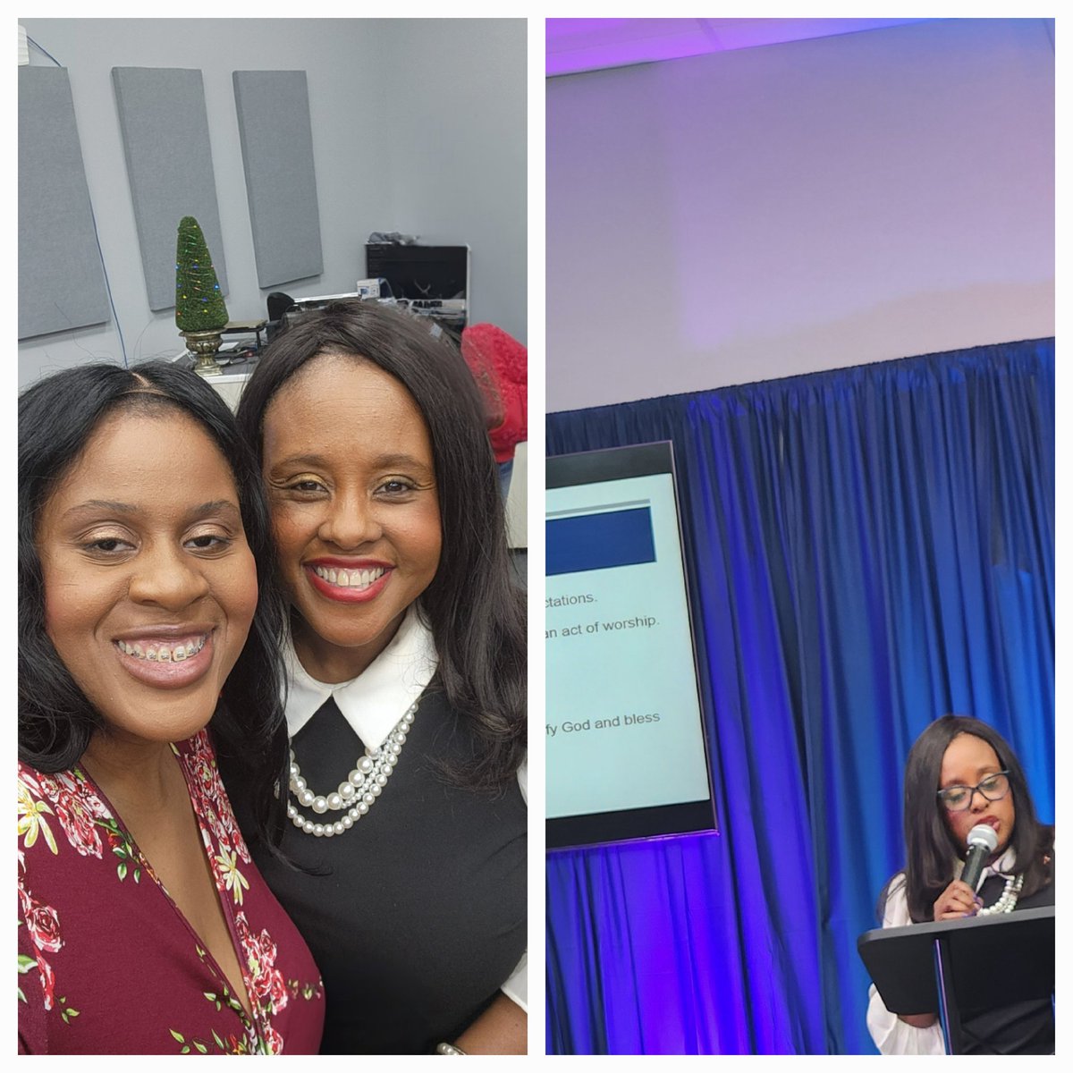 mathwhizoctavia's tweet image. Decided to pop in and worship with my Auntie this morning and to my pleasant surprise she was teaching the people! We all learned something today! #classinsession