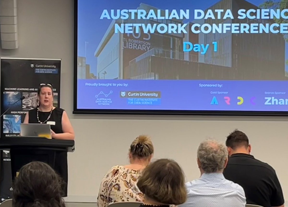 The 3rd annual ADSN Conference is now underway! Curtin Institute for Data Science <a href="/CurtinIC/">Curtin Institute for Data Science</a> Director Melanie Johnston-Hollitt <a href="/JohnstonHollitt/">Prof. Melanie J-H</a> welcoming everyone to <a href="/CurtinUni/">Curtin University</a> to the start of what's sure to be a great three days. #ADSN2024