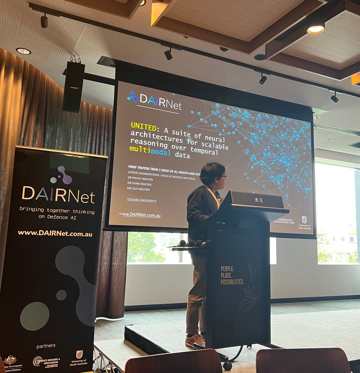 DAIRNet (@dairnet_ai) on Twitter photo Last week DAIRNet hosted an engaging AI Symposium as part of AJCAI.
A big thank you to our speakers, facilitators & participants for their valuable contributions & insightful discussions.
#AI #AIAustralia #DefenceScience #AJCAI2024
<a href="/DefenceAust/">Defence Australia</a>
<a href="/DefenceScience/">Defence Science and Technology Group - Australia</a> Last week DAIRNet hosted an engaging AI Symposium as part of AJCAI.
A big thank you to our speakers, facilitators & participants for their valuable contributions & insightful discussions.
#AI #AIAustralia #DefenceScience #AJCAI2024
<a href="/DefenceAust/">Defence Australia</a>
<a href="/DefenceScience/">Defence Science and Technology Group - Australia</a>