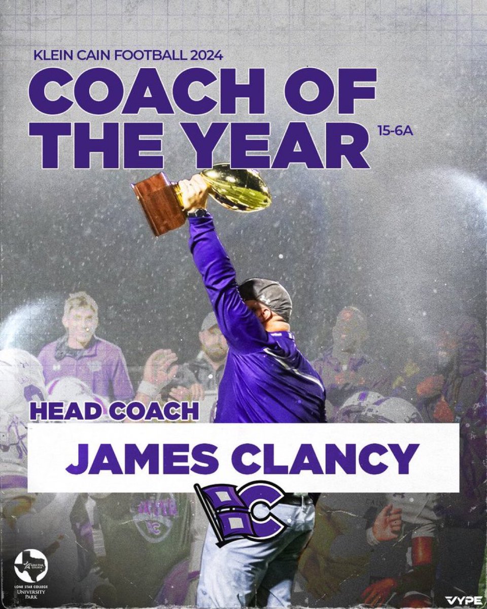 Congratulations to <a href="/COACHJCLANCY/">James Clancy</a> for this award!!! Well deserved!!! #ReignCain