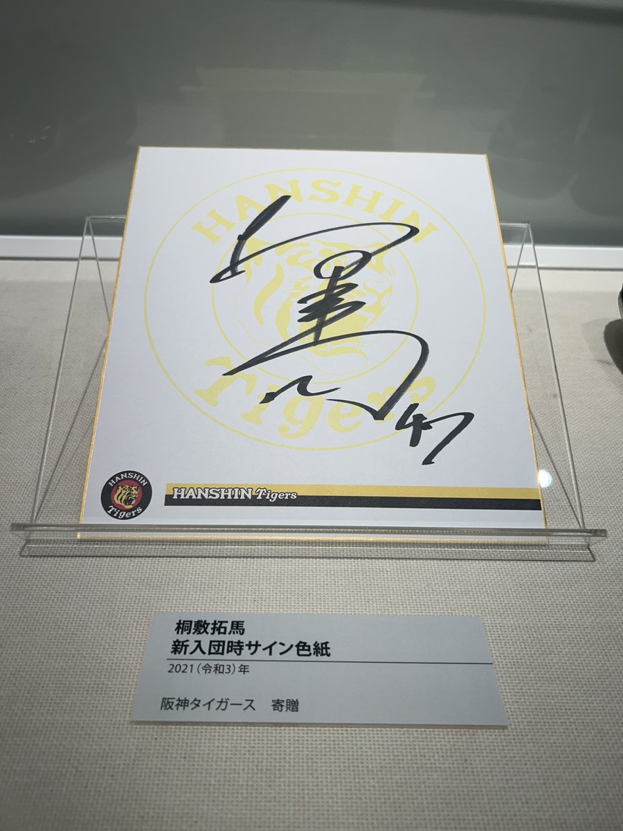 タイガース企画展開催中🐯 今回の企画展では「投手王国」と題し タイガース企画展開催中🐯 今回の企画展では「投手王国」と題し