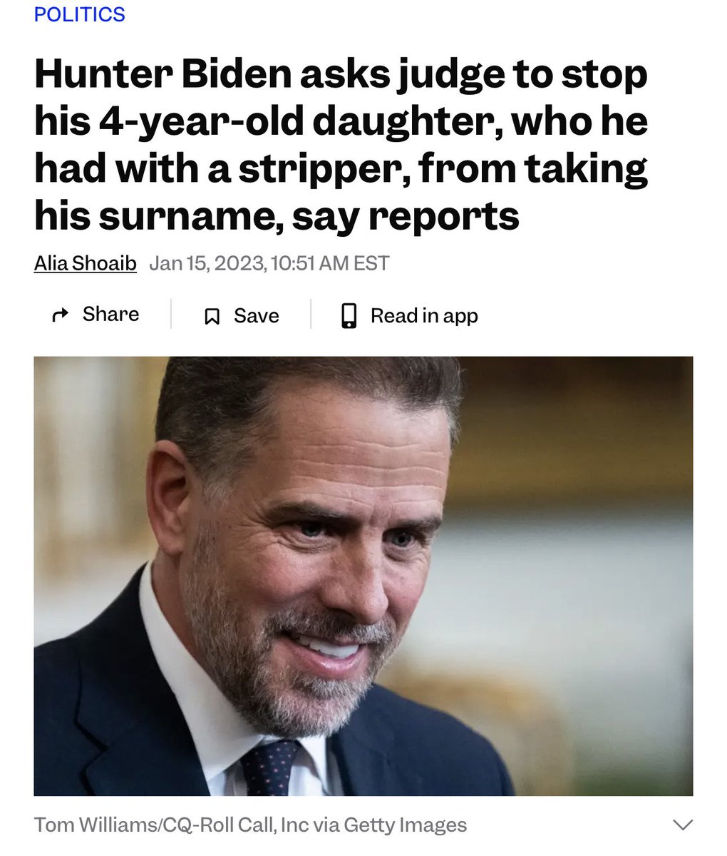 DC_Draino's tweet photo. Biden will pardon his crackhead son, but won’t allow his granddaughter to use the family name

Wouldn’t want to tarnish the brand!

That little girl is probably going to be a better person than all of em https://t.co/D3mCbNkg7E