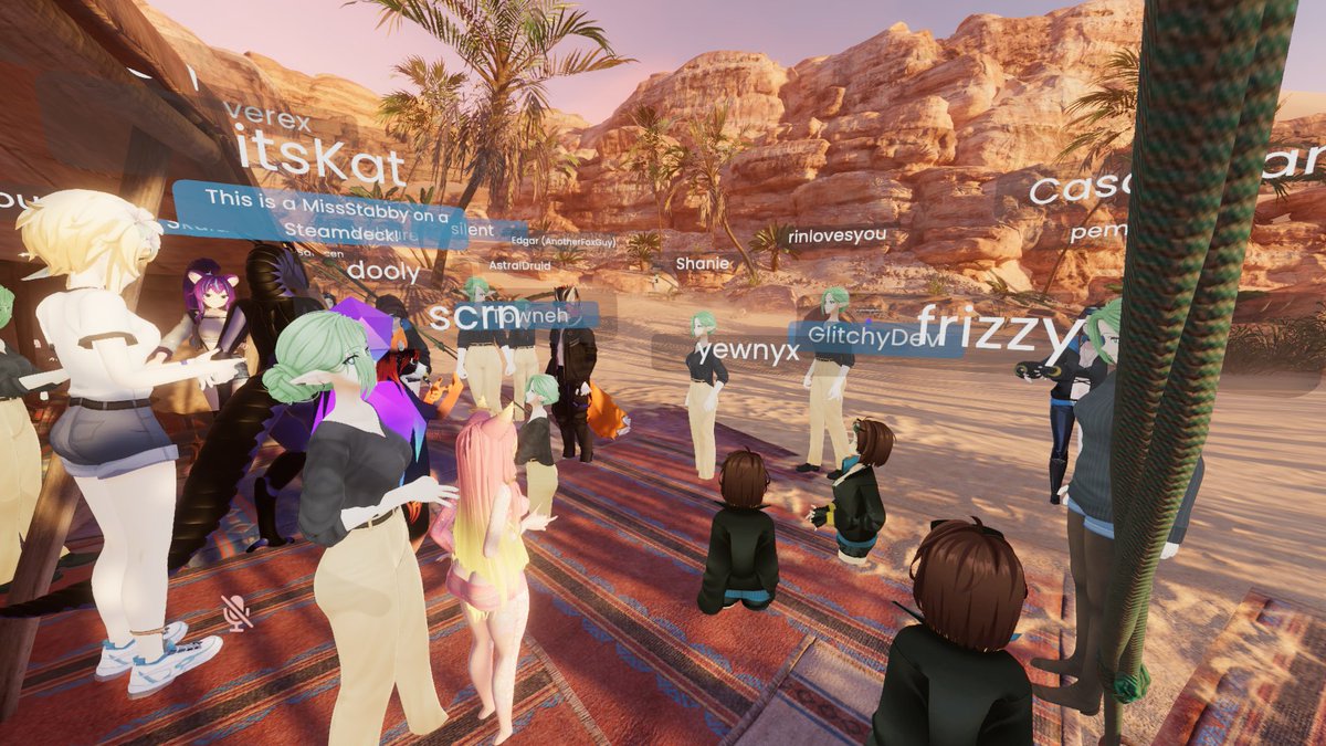 Basis is an open-source framework for social VR and games. It was awesome to see everyone at our weekly test!  github.com/dooly123/Basis/  discord.gg/v6ve6WT562