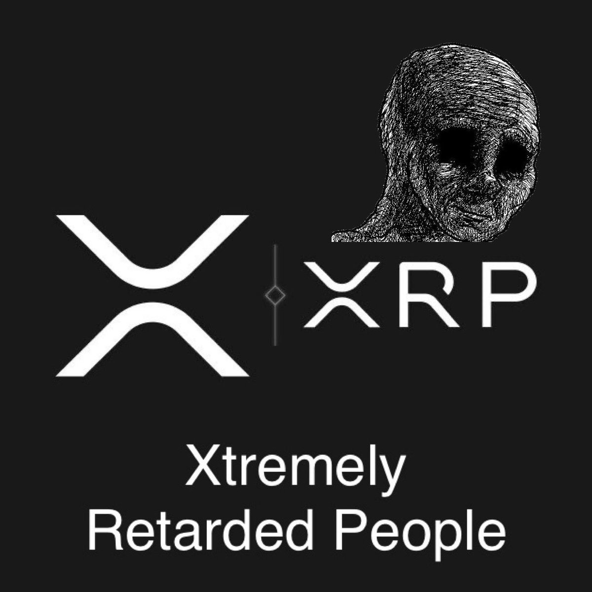 KarlGoochington's tweet photo. @elliotrades The higher $XRP goes, the more xtremely retarded I get. XRP on sol is for the people https://t.co/Wj1Dipv9ON