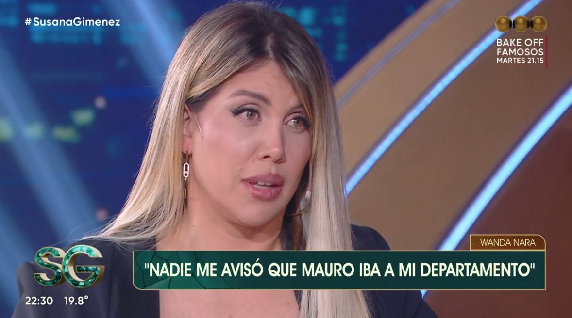 aarontsuarez's tweet photo. WANDA diciendo “voy a hablar de los chicos y me voy a encargar YO de pagar la multa” GO GIRL

#SusanaGimenez https://t.co/6w46OlOpJa