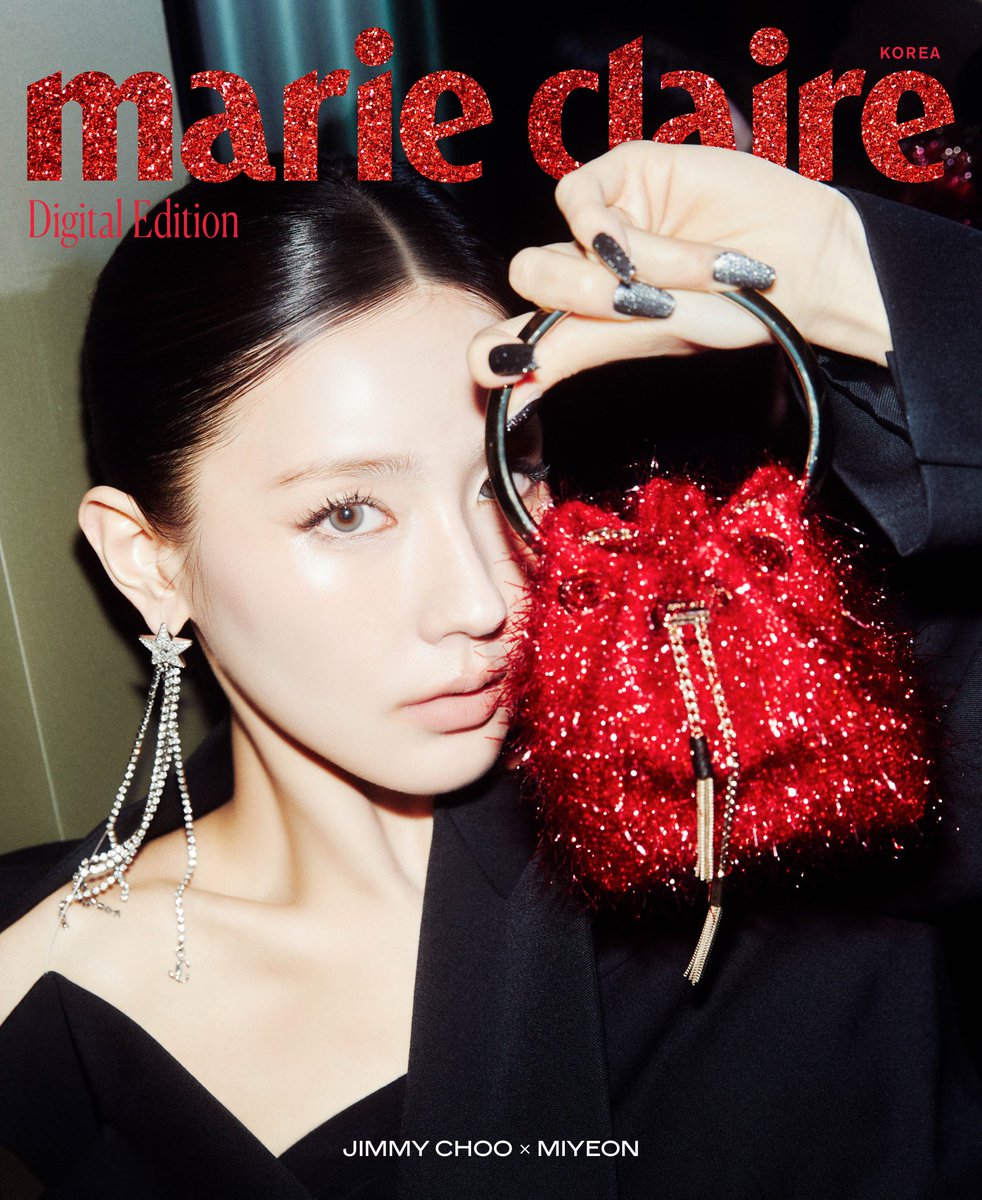 idlecharts's tweet image. MIYEON x Jimmy Choo for Marie Claire Korea

#GIDLE #여자아이들