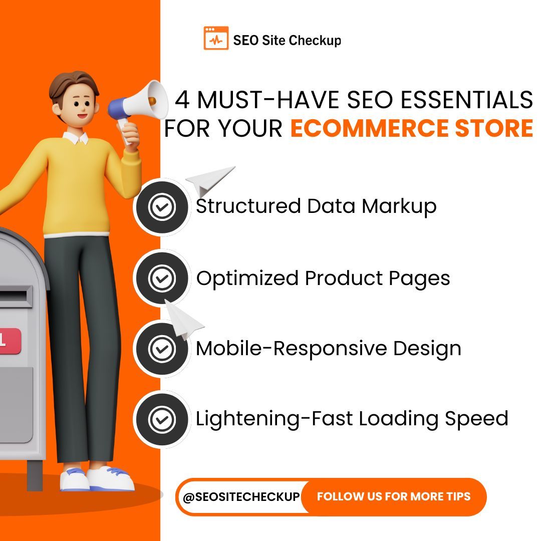 Seositecheckup's tweet photo. Enhance your eCommerce site’s performance with these key SEO features. Improve search rankings, attract more traffic, and drive higher conversions.
To learn more read this article https://t.co/V1MWhhtRgu
#eCommerceSEO #SEOForStores #SEOEssentials #DigitalMarketing #eCommerce https://t.co/bEFDsw4xdc