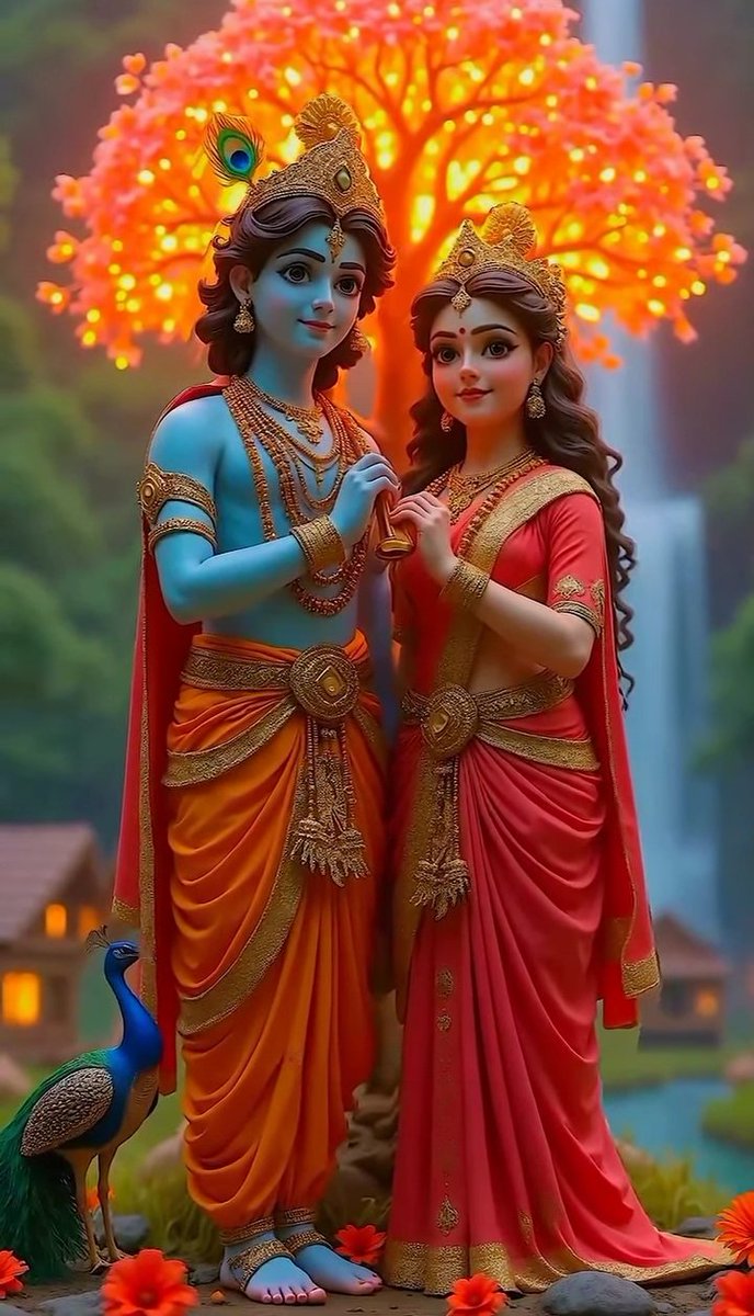 Can you reply "Radhe Radhe"? 🦚💝