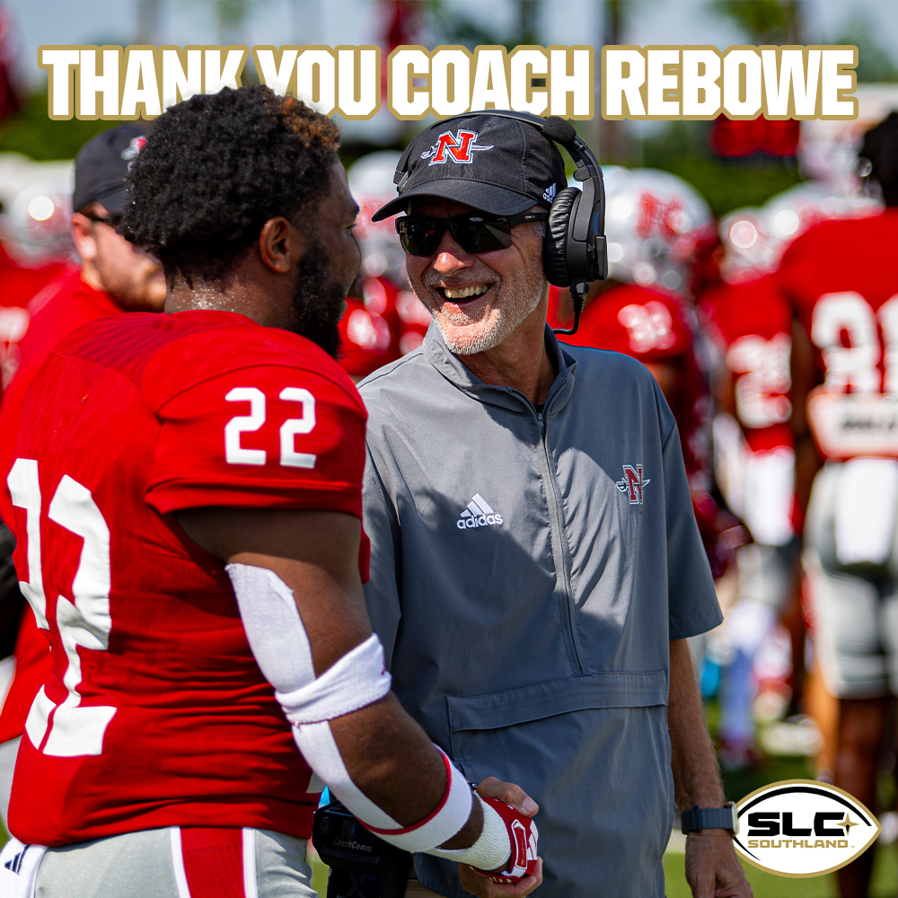An incredible coach and an even better person; congratulations to Tim Rebowe on an amazing career!

The three-time SLC Champion and all-time winningest coach in Thibodaux retires after 10 years as head coach at Nicholls, which included 4 FCS Playoff appearances.

👏👏👏

#GTL