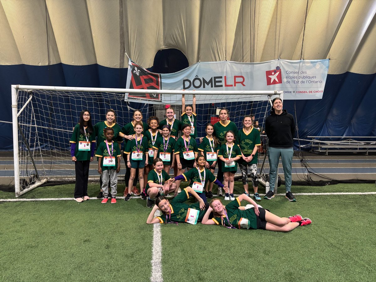 StPhilipOCSB's tweet photo. You did it, girls!  Our St. Philip Girls on the Run team completed their 5 km run/walk today with success and happiness. 11 weeks of training and it showed. Thank you to family &amp; friends who came to cheer us on. We are proud of you! #GOTROttawa https://t.co/6dmHwJqv6F