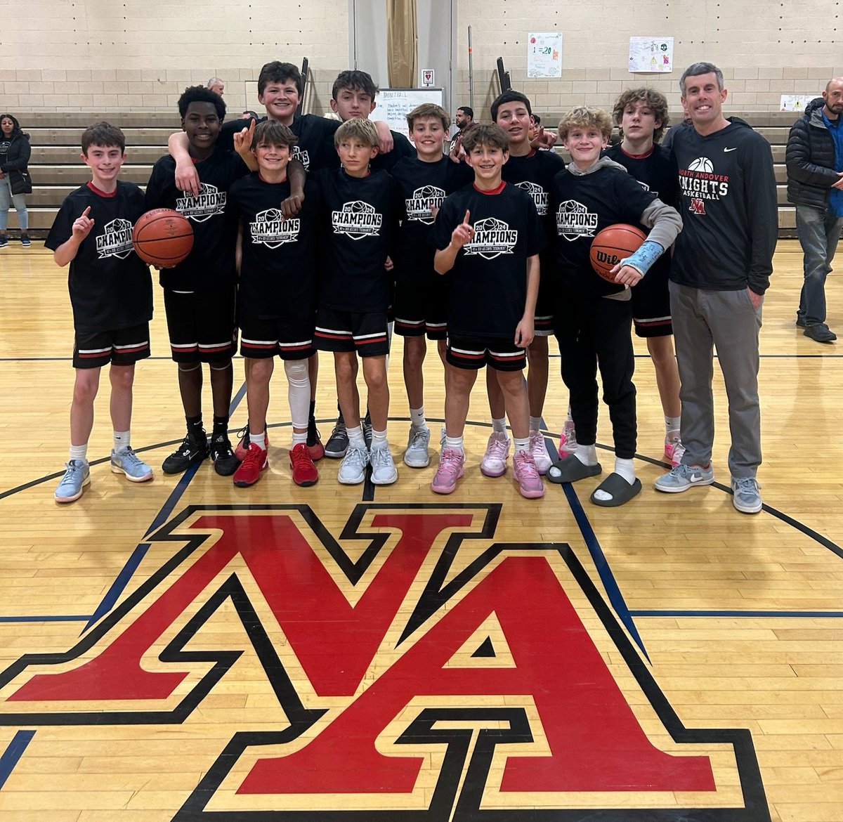 7th Grade Knights w. a gritty effort all weekend in winning the 40th Annual Bob Adiconis Thanksgiving Tournament.