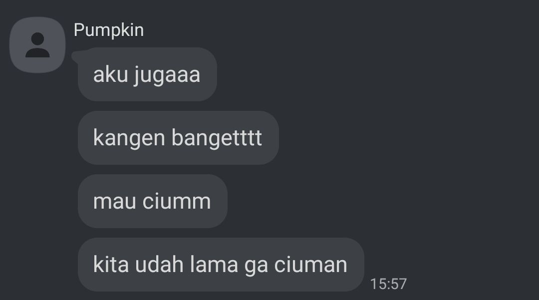 yfire's tweet photo. I love the way you always say 'kangen'. It’s like the sweetest thing ever and it means the world to me. https://t.co/Oyy3GcujJn