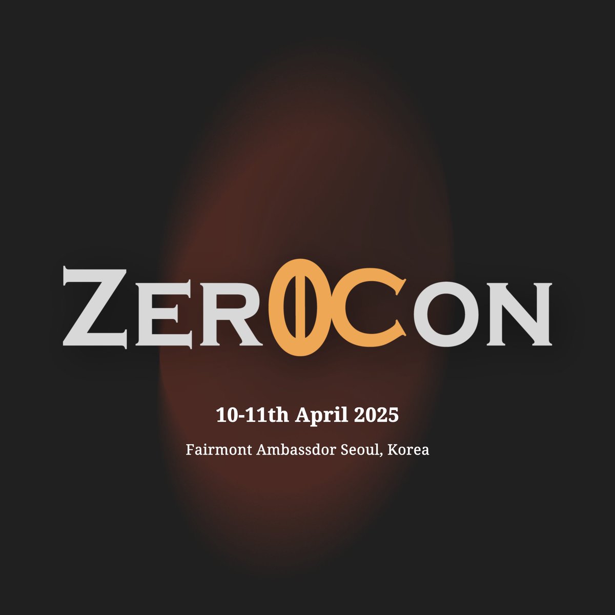 [#Zer0Con2025] - Announcements 

'Challenge the norms, break boundaries'
Zer0Con2025 CFP / CFT is officially opened

📅Date: 10~11th April 2025
🏩 Venue: Fairmont Ambassdor Seoul, South Korea
🎟️Entry badge: 100 available

🌖 CFT status: Partially open due to limited space
🌕CFP