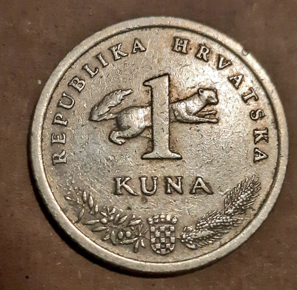 🇭🇷 Croatia- 1 Kuna 🇭🇷
#Croatia #Coins #numismatics