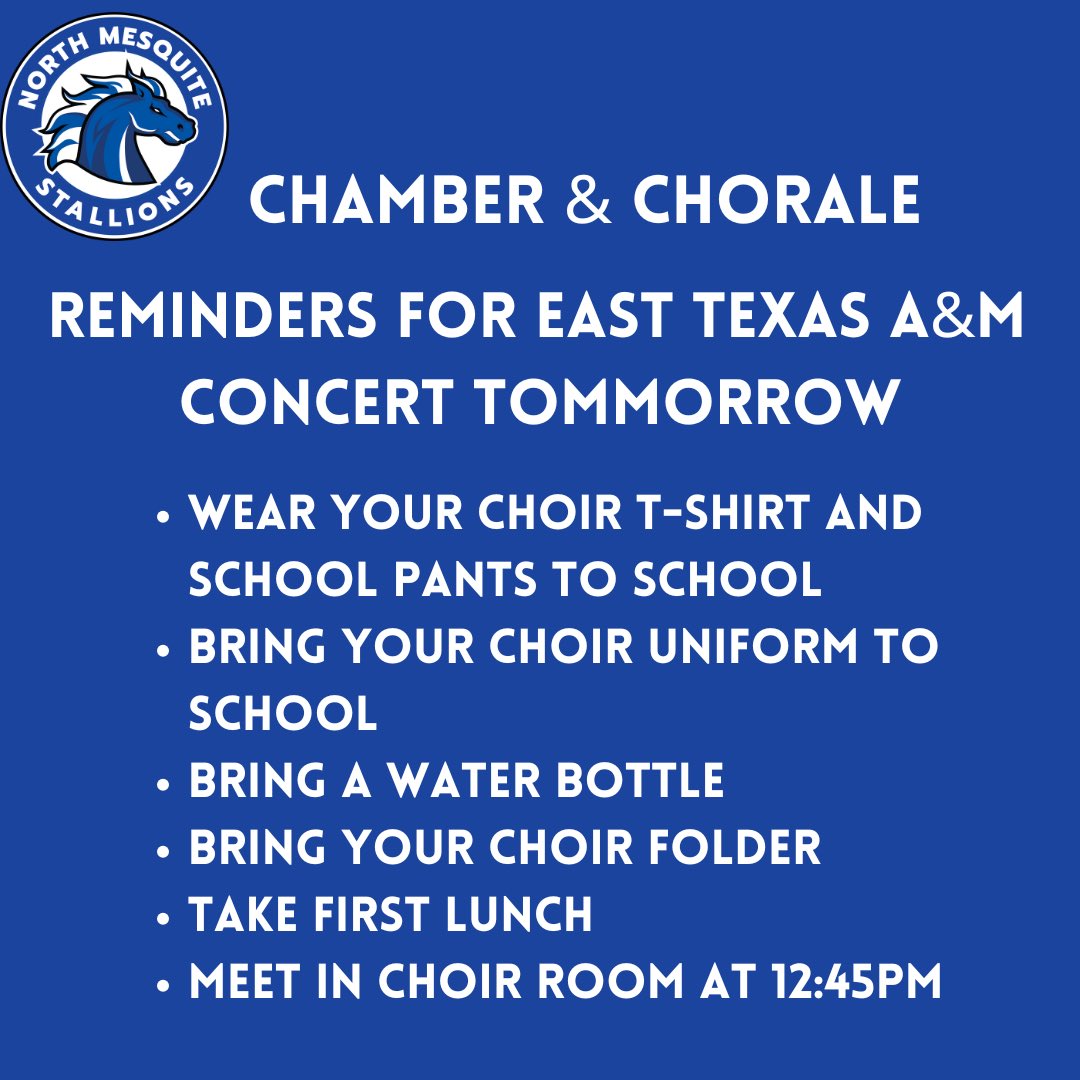 North Mesquite Choir tweet media