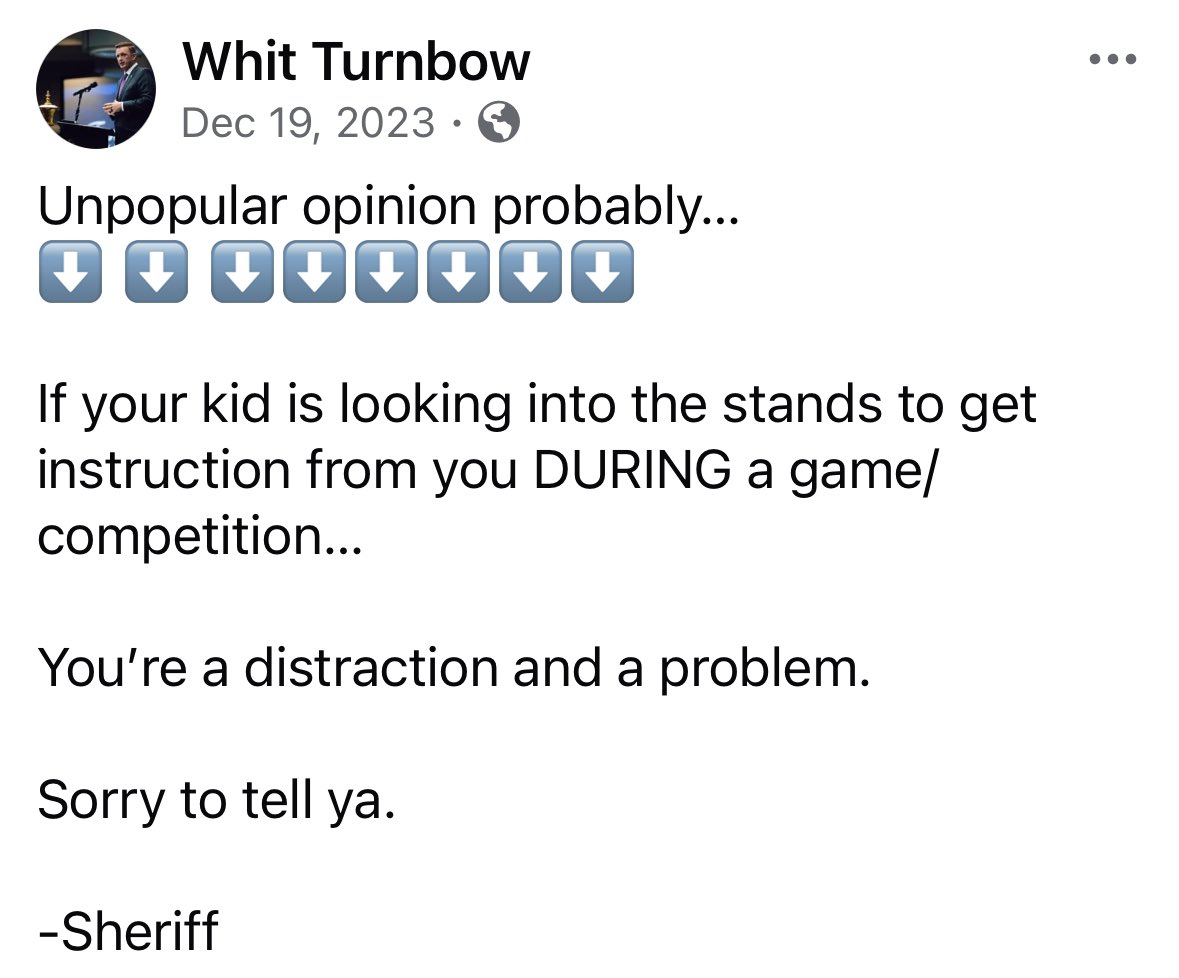 In case you didn’t hear me…