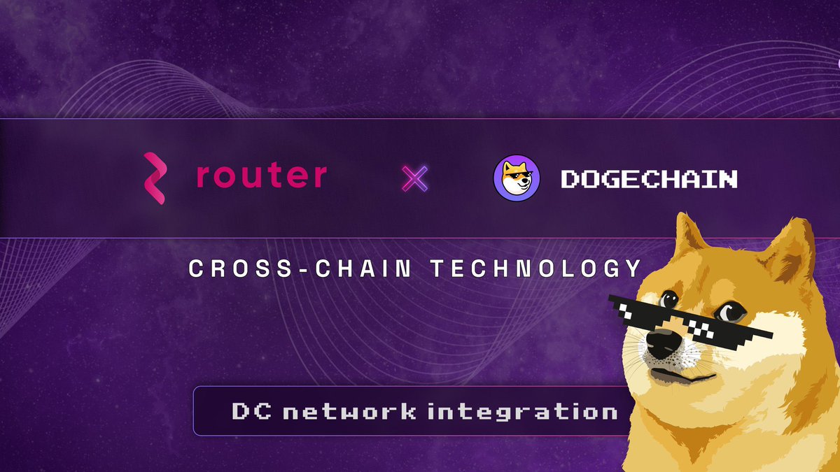 ioDeFi's tweet image. Seamlessly Bridge Assets to Dogechain with @routerprotocol (nitro Swap)
Let’s talk about how #RouterProtocol and #Dogechain are making it ridiculously easy to bridge assets and go full DOGE as gas experience.
1/🧵