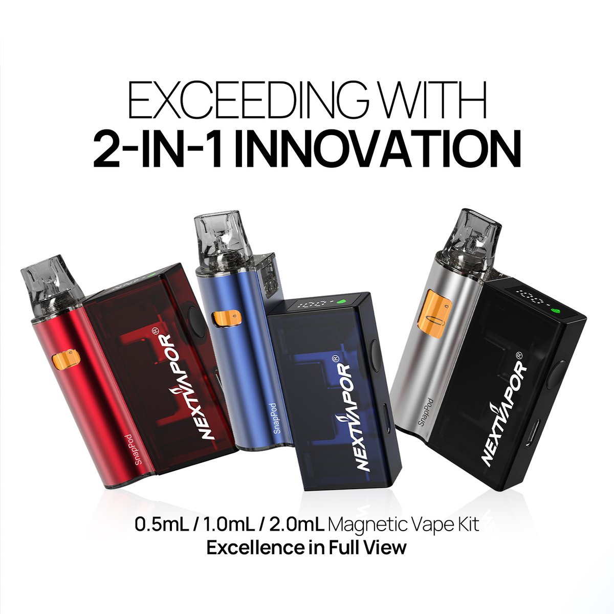 KristinChe35133's tweet photo. 🚀 Introducing the SnapPod Magnetic Vape Kit! 🚀 
🔹 2 - IN - 1 Magnetic Vape Kit 
🔹 Digital Screen Display 
🔹 Post-less Design 
🔹 Preheat Function 
🔹 3-Level Voltage Control
#ᴛʜᴄ #resin #concentrate #dualflavors #rosin #hhc #distillate #d8 #d9 #710vape https://t.co/MpGNduEzDw