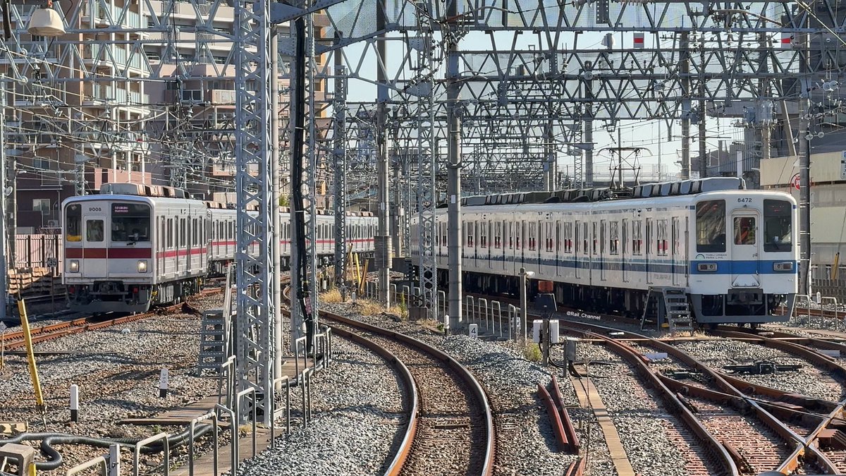 Rail_Channel's tweet photo. 2024.12.2
#9108F 出場試運転

#9000型 #東上線 #スカイツリーライン #8000系 #8172F #野田線 #アーバンパークライン #2020系 #2133F #田園都市線 https://t.co/fbvzpG7ndg
