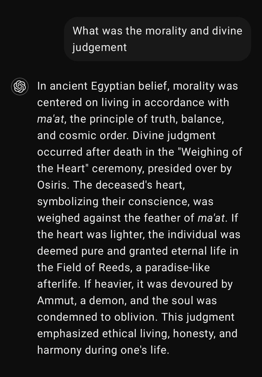 heygema's tweet photo. @karimnas_ Kalau sudah mati sbnrnya suka2 penghuni bumi mau diapakan, tapi kalau ada yang membacakan doa dari Egyptian Book of the Dead it's cool though 😁
Truth, balance, and cosmic order #Djedi https://t.co/KDfZO9FqOc