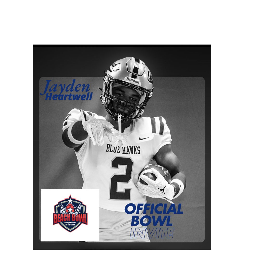 Blessed to be invited to the🏈🙏🏾  <a href="/UnityBeachBowl/">The Unity Beach Bowl College All-Star Game</a> 🌴
to represent <a href="/BlueHawkFB/">Dickinson State Football</a>