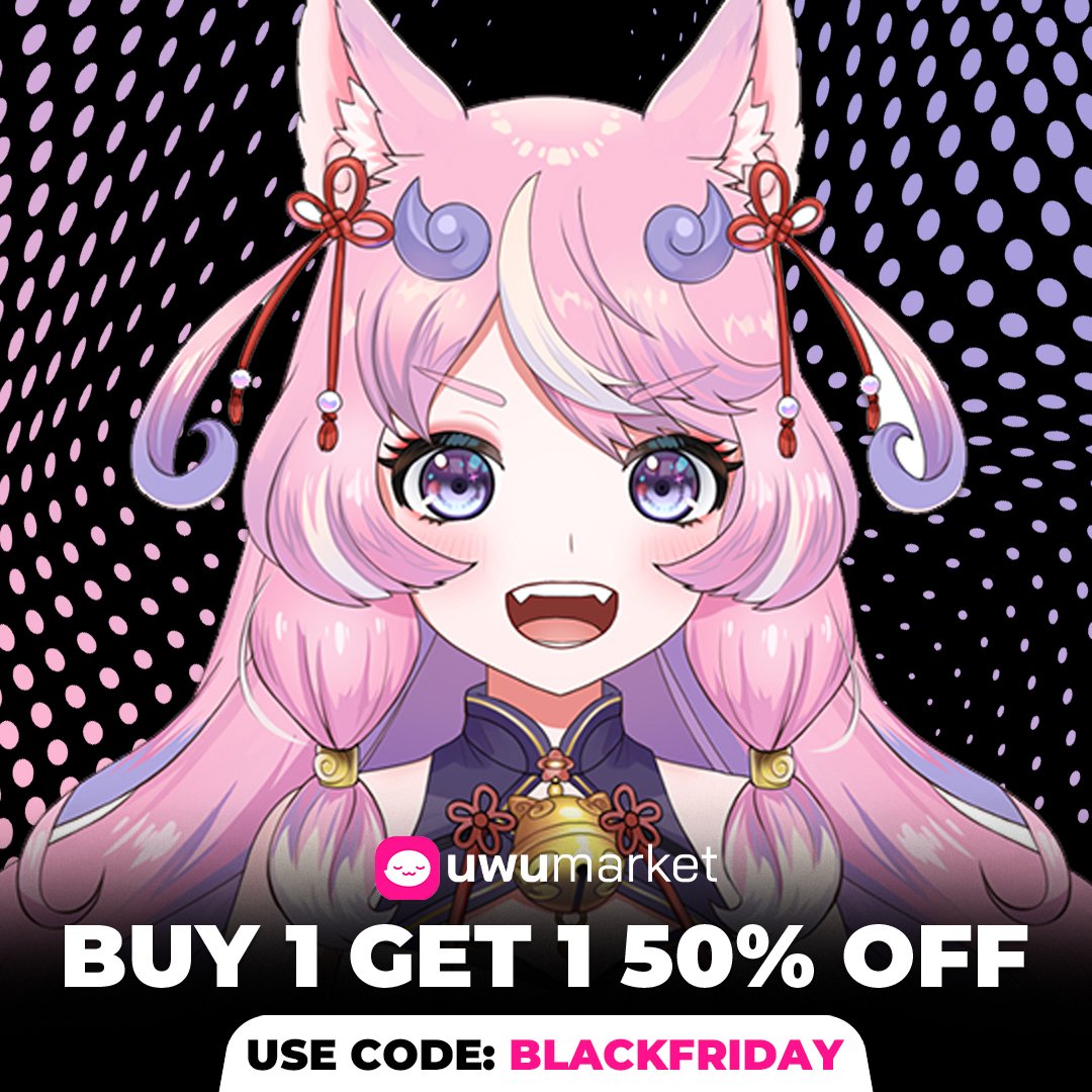 Use the code 'BLACKFRIDAY' for a BOGO 50% off on my merch collection with uwu market! :3

uwumarket.us/kyatorin