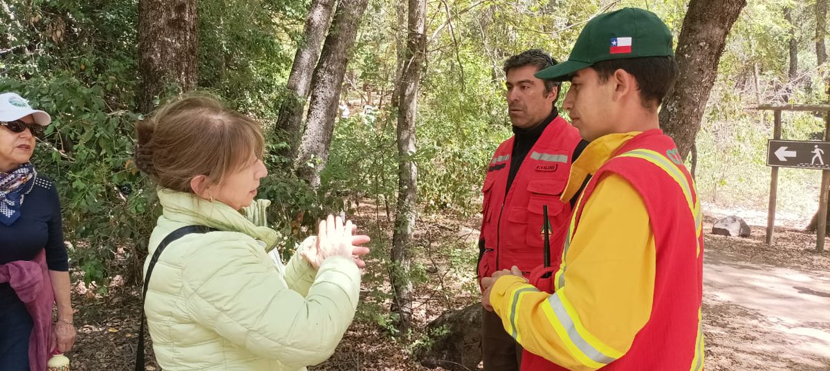 Valdes1224's tweet photo. El método de combate más eficiente en el mundo de los incendios forestales es la #prevención 
Es por eso que el día de hoy Domingo la Brigada #Maqui17 de @conaf_maule concurrió al sector del #ParqueInglés y #Radal7tazas en tareas de prevención a cada turista que visita este hermoso destino ubicado en la Region del #Maule 
@conaf_minagri @incendios_CONAF