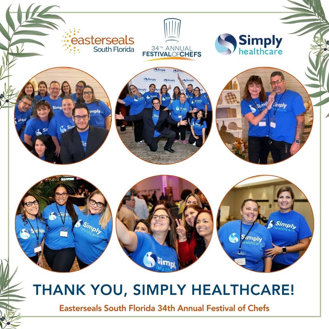 Easterseals South FL (@easterseals_sfl) on Twitter photo If you were there, you saw them in action! Thank you to our longtime partners <a href="/SimplyFl/">Simply Healthcare Plans</a> for being our volunteer sponsor and bringing their amazing team to help make this year’s Festival of Chefs event a great success. 💙
#nonprofit #corporateresponsibility #fundraiser #teamwork If you were there, you saw them in action! Thank you to our longtime partners <a href="/SimplyFl/">Simply Healthcare Plans</a> for being our volunteer sponsor and bringing their amazing team to help make this year’s Festival of Chefs event a great success. 💙
#nonprofit #corporateresponsibility #fundraiser #teamwork